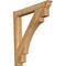 Ekena Millwork Merced Traditional Rough Sawn Outlooker, Western Red Cedar, 6"W x 40"D x 40"H OUT06X40X40MRC01RWR - alternate 1